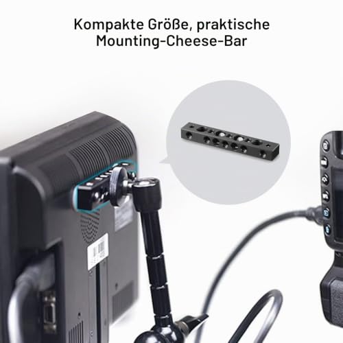 SMALLRIG Cheese Bar Mounting Plate mit 1/4'' und 3/8'' Gewinden - 1091 – Ansicht 3