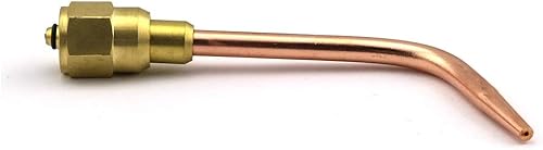 Miniatura 2 de WeldingCity Boquilla de soldadura de soldadura de servicio medio de acetileno 0-W-1 Tamaño 0 con mezclador W-1 para mangos de antorcha Victor serie