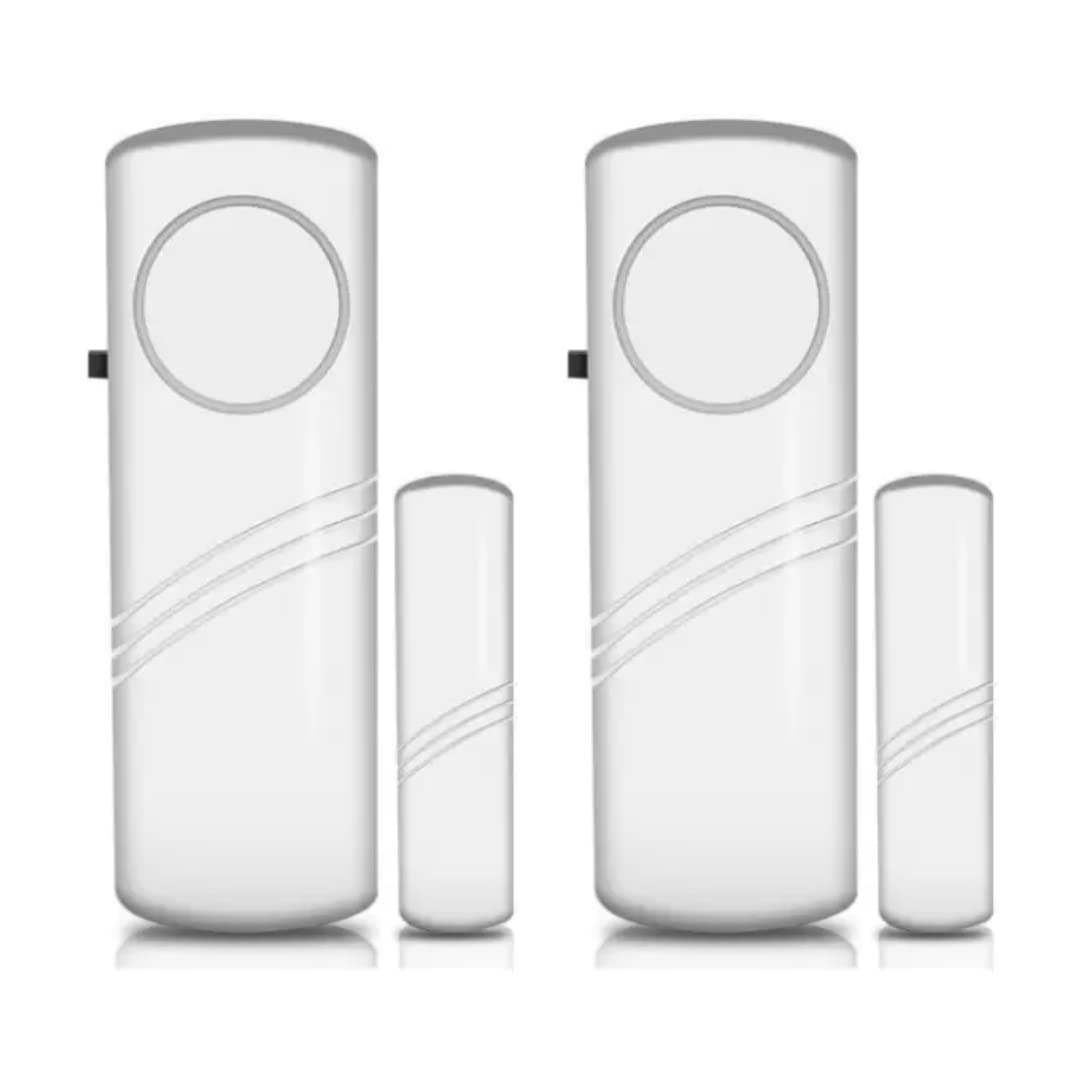 ZHIZUKAAnti-Theft Door/Window Alarm, Magnetic Wireless Sensor Alarm for Home Security System, Pool Door Alarm for Kids Safety Toddler Door Open Alarm Sensor Siren (Pack of 2)