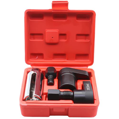 RUNYU Lot de 5 Clés pour Sonde Lambda Outil de Réparation de Filetage pour Douille Sonde Lambda pour Réparation de Voiture