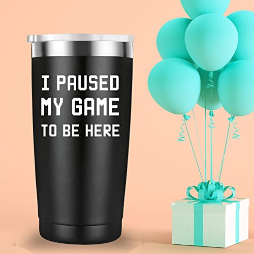 Mamihlap Caneca de viagem I Paused My Game To Be Here. Presentes para jogadores masculinos e adolesc