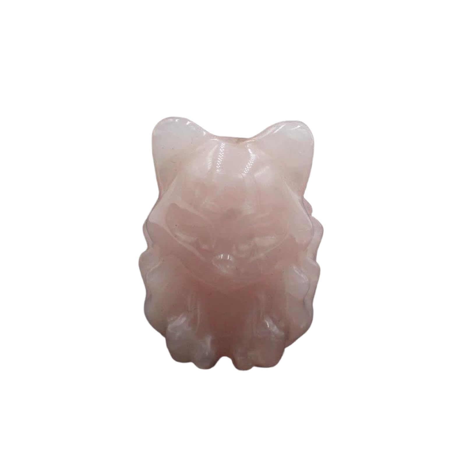 Zicnjodye 1pc Natural Stone Fox Shape Ornament