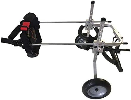 QARYYQ Dog Wheelchair 1 Kg 2.2 Lbs - 25 Kg 55 Lbs Suitable for Large Small Dogs with Hind Legs, Pets, Assisted Walking, Various Sizes Pet car seat (Size : XS)