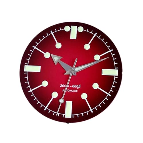 Cadran de montre automatique 31mm avec aiguilles lumineuses NH35 NH36