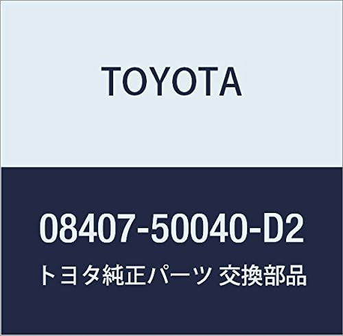 TOYOTA (toyota) Genuine Parts nanba-hure-muhuronto・riyasetto Part No 08407 – 50040 – D2