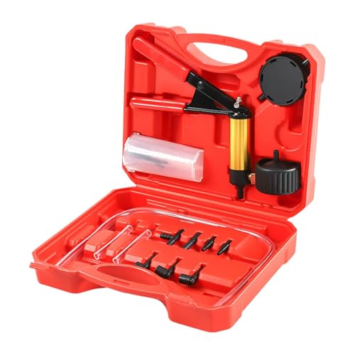 Kit de Purga de Frenos: Herramientas de Purga del de Frenos, Bomba de vacío Manual Ligera | Kit de Drenaje de líquido de Freno de Bomba de vacío Manual de Larga duración, Herramienta de Prueba