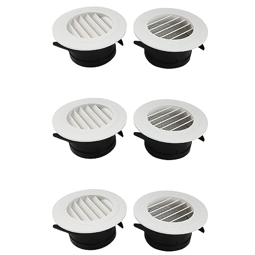 Air grill cover 4 pouces anti-insectes pour salle de bain, ventilation saine lot de 6