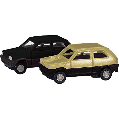 Herpa- Fiat 065962-002-Fiat Panda, Veicolo, Set da...