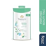 Yardley London Jasmine Perfumed Talcum Powder - 250 g. 8.8 oz, Deodorizing Talc - Image 3