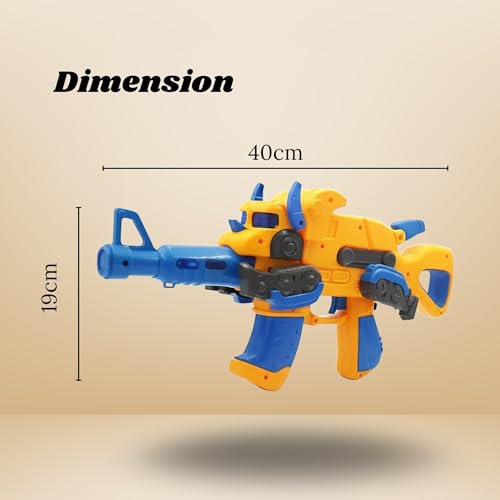Image of Kids Mandi Battery Operated Gun Toy with Light & Sound | Ages 6+ Years