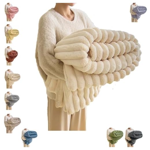 Oversized Plush Nap Blanket for Comfort