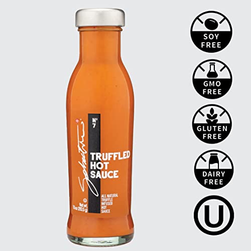 Sabatino Tartufi Truffle Hot Sauce, Gourmet Truffle Hot Sauce With Ripe Calabrian Chili Peppers, Infused With White Truffles, Kosher thumb #2