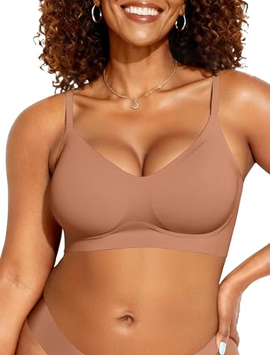 Image of OEAK Womens Wireless Jelly Bras Comfortable Push Up Bra No Underwire Gel Bra Full Support Lift Everyday Seamless Tshirt Bras