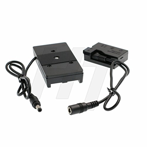 HangTon LP-E8 Dummy Battery NP-F970 Battery Mount Plate Adapter for Canon EOS Rebel T5i T4i T3i T2i, 700D 650D 600D 550D, Kiss X6 X5 X4 DSLR Camera