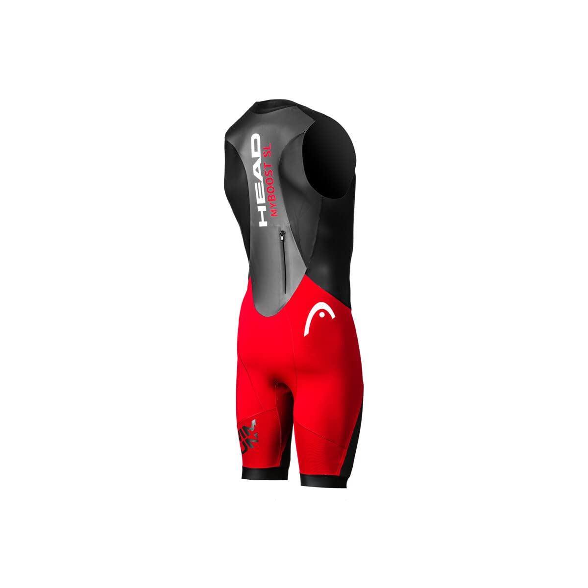 Head SR Myboost SL Man Tuta Neoprene, Uomo, Uomo, 452554, Nero-Argento-Rosso, M