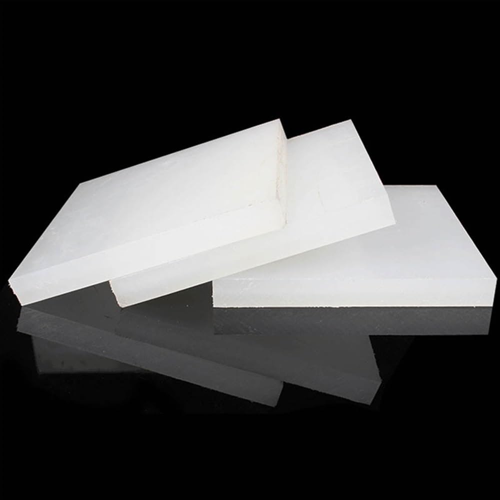 3 szt. Arkuszy PP klasy spożywczej o grubości 2–20 mm z białego polipropylenu(200x200x3mm)