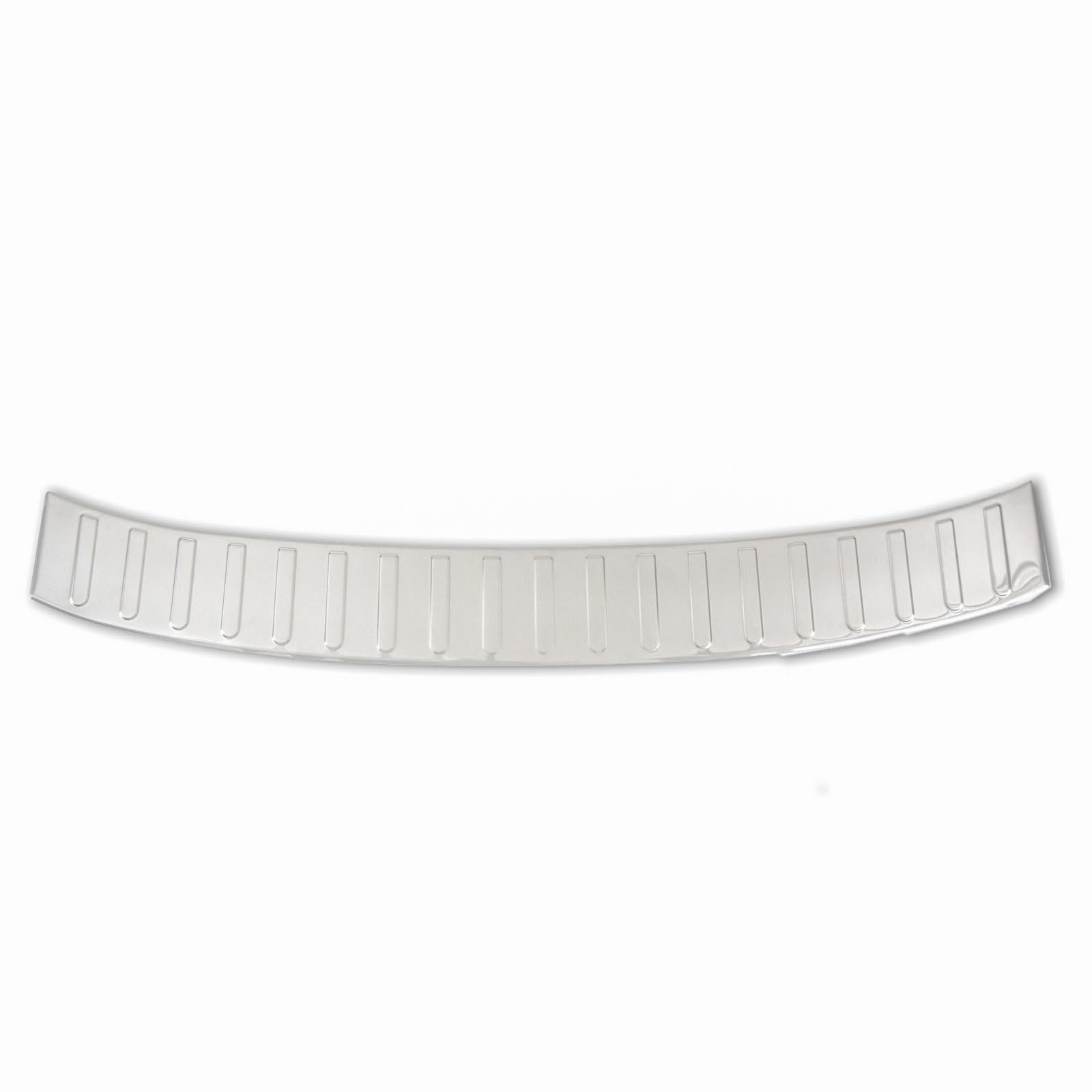 J&J AUTOMOTIVE Protezione Paraurti Posteriore per Volkswagen Passat B6 Break 2005-2012, su Misura, Salvabordo di Carico Antigraffio, Cromata