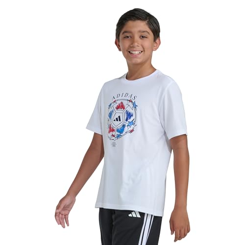 Image of adidas Boys' Stay Dry Climalite Short Sleeve T-Shirt
