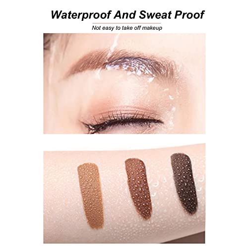 Brow Stamp Shaping Kit, Eyebrow Stamp Stencil Kit 1.8G For Makeup Beginners Gray-Brown #TOP2