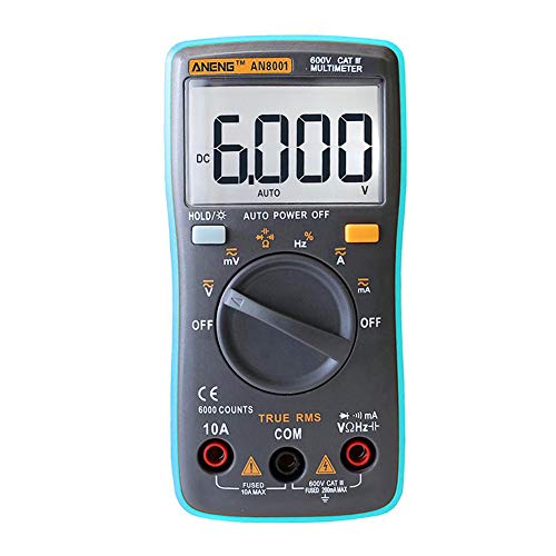 Preisvergleich Produktbild JIANGJIE Professionelles Digitalmultimeter 6000 zählt Hintergrundbeleuchtung