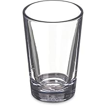 Carlisle FoodService Products Alibi Shot Glass Clear Glass for Restaurant, Kitchen, and Bar, Plastic, 3 Ounces, Clear