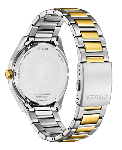 CITIZEN Stainless Steel Analog Black Dial Men Watch-Bm7604-80E, Multi-Color Band - Image 2