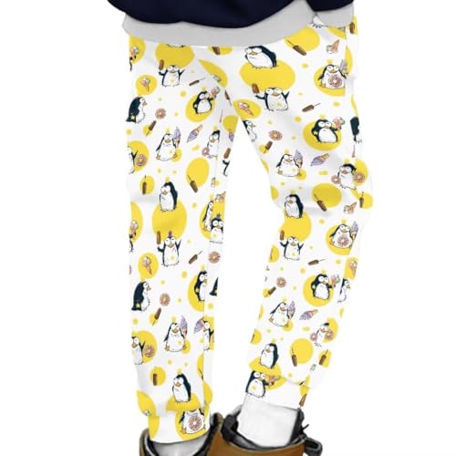 Pinupub Boys Girls Jogger Pants Cute Graphic Stretch Casual Bundle Foot Sweatpants with Side Pockets2