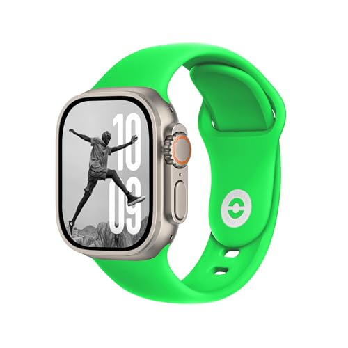 Sport Band Apple Watch anti-transpiration Vert Fluo pour sport