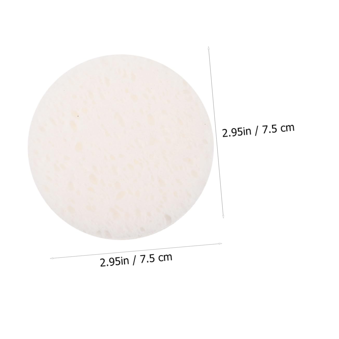 SAFIGLE Makeup Removal Pads 40pcs Rounded Cosmetics Pads for Face Cleaning for Travel