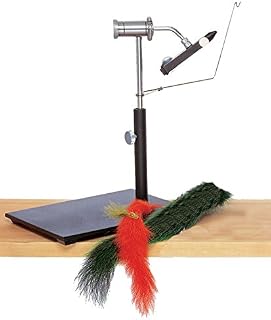 Snowbee Fly-Mate Fly-tying Pedestal Vice Standard Ball - Silver/Black, One Size