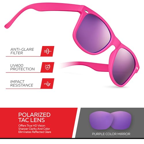 Image of Retro Rewind Polarized Sunglasses for Women Men - UV400 Classic Square Vintage Shades Trendy Unisex Sun Glasses