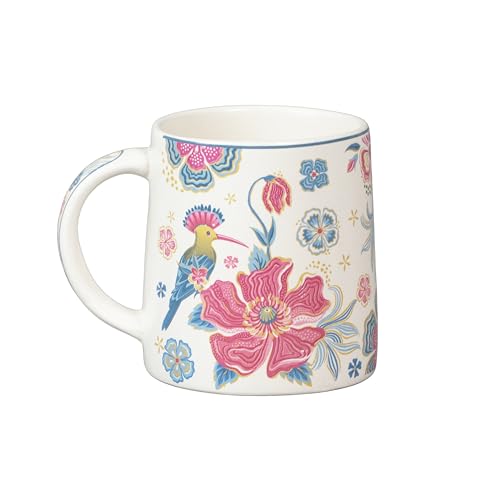 Image of miah decor Ceramic Tea Coffee Cups Set Matte Printed Small Chai Mug Drinkware Microwave Safe for Home & Restaurant-300 ml (MD-746)