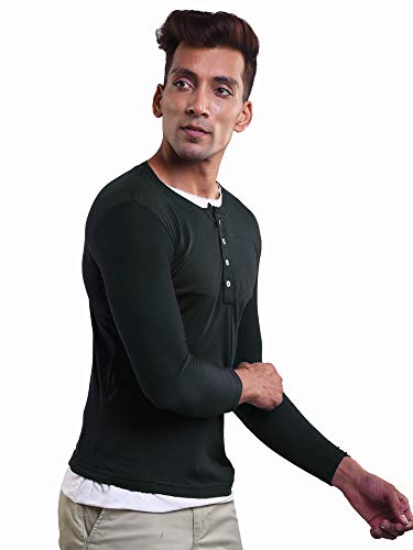 Image of Nick & Jess Men's Slim Fit T-Shirt (MTFS064CDL Black L(Chest:40in))