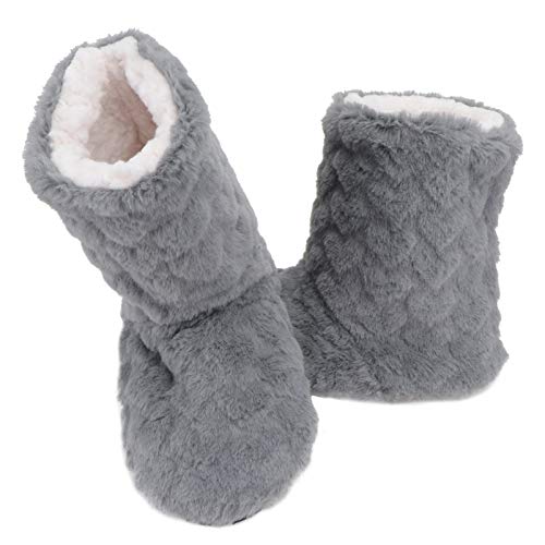 Indoor Warm Floor Footwear Thickened High Tube Floor Boots Furry House Anti- slip Slippers For Lady Women