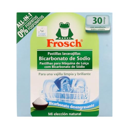 FROGGY - Pastillas para lavavajillas ecológicas, 30 unidades, 4 unidades