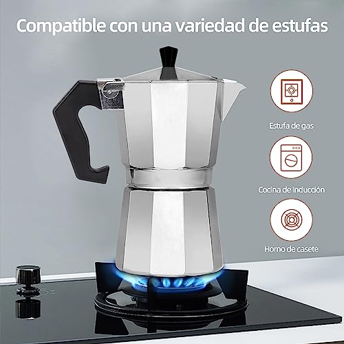 La Mejor Selección de Cafetera italiana aluminio comprados en linea. 17 Imagen adicional
