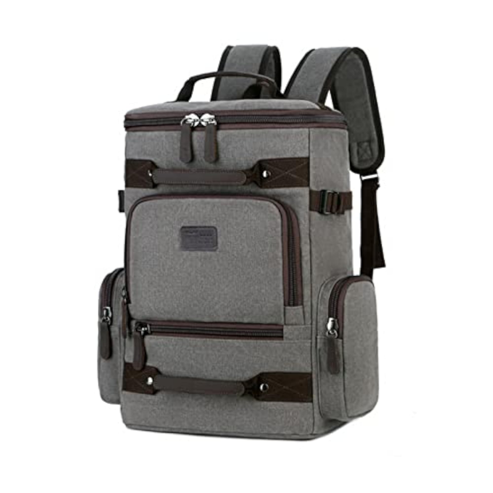 Waterproof Waxed Canvas Backpack Men Vintage Bag