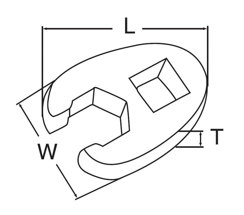 Aston Martin Cygnet 3/8 Drive kuro-huttorenti 17 mm 46417