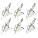 ZCISSY Crossbow Broadheads 100 Grain - Deep Penetration, Razor Sharp, Solid,Tough Steel 100 Gain Bro