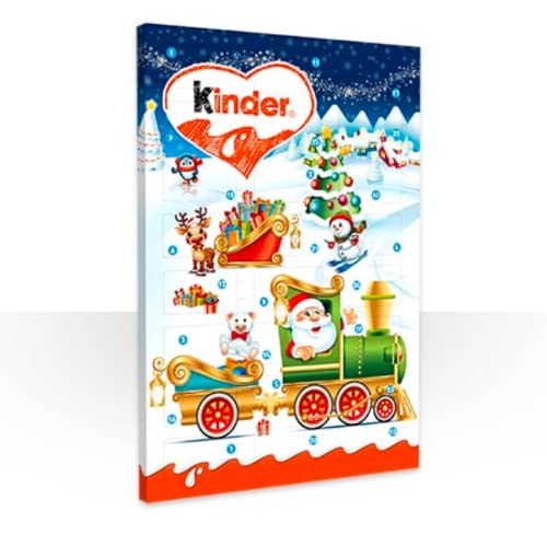 Kindr advent calendar - kindr chocolate advent calendar 2025 kids Christmas countdown - 24 pieces individually wrapped mini bars - Christmas chocolate gift advent (Pack of 1)