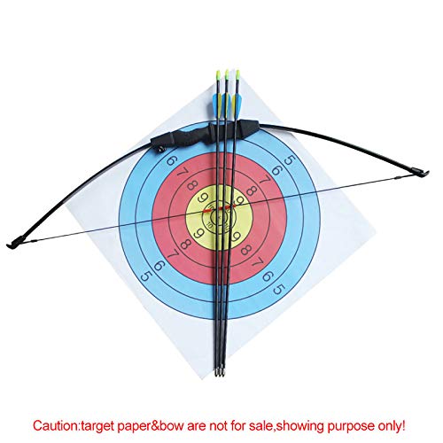 CQ Archery Practice Fiberglass Arrows 28inch Recurve Bow Arrows for Beginners or Kids Youth Arrows for Bow(12pcs)