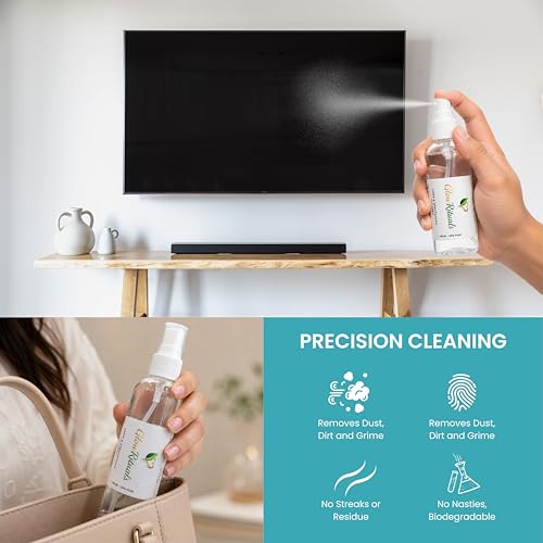 Image of LENS CLEANER for Spectacles, Eyeglasses, Sunglasses, Camera Lenses and Binoculars (2 Bottle with 2 Cloth)