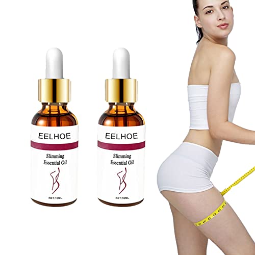 LMNH Curvybeauty Belly Shaping Oil, Thin Leg Waist Fat Burning, Belly Off Herbal Slimming Massage Oil, Slimming Essential Oil, Fat Burning Spray for Belly and Waist 10 ml (2pcs)