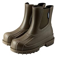 Pangolin Women's Duck-Toe Chelsea Wellies-Lightweight Waterproof Ankle Rain Wellington Boots with Protective Shell Toe, Elastic Side Gussets, Pull-Tab & Non-Slip Lug Sole