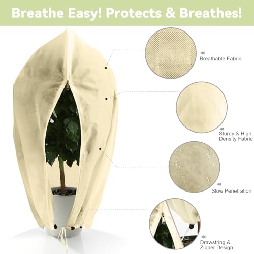 DazSpirit 2 Packs Plant Fleece Frost Protection - Image 3
