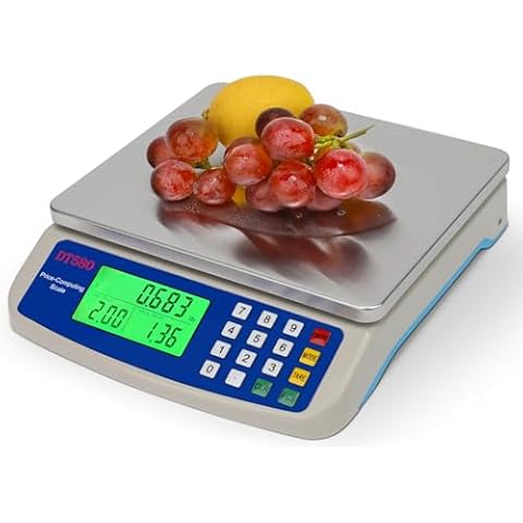 RUJIXU 30kg Digital Kitchen Scale with LCD Display Cover