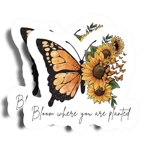 Printlabz Bloom Where You Are Planted Magnet - 5" Sunflower