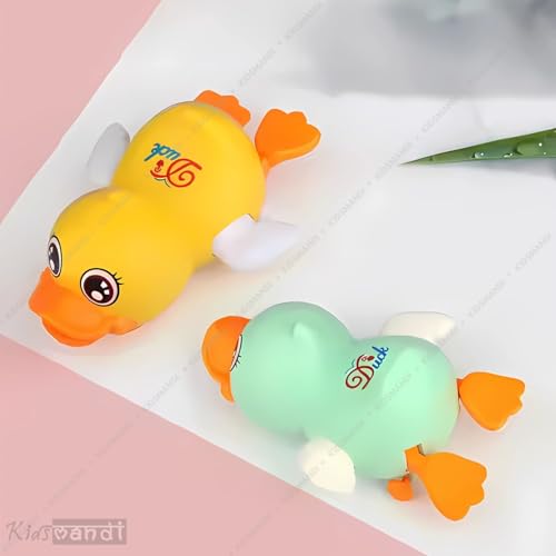 Image of Kids Mandi Musical Swimming Duck Toy | Light-Up Baby Crawling Toy with Hand & Leg Movement | Early Learning Bath & Floor Toy for Babies 6+ Months