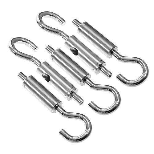 PRETYZOOM 5pcs Cable Clamp Hardware Accessories Turnbuckle Wire Hooks Heavy Duty Eye Turnbuckle for Machinery Lighting Systems