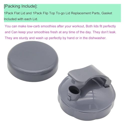 Repuestos Tapa Plana y Tapa To-Go para Licuadora miniatura 3